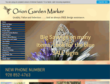 Tablet Screenshot of gardenmarker.com